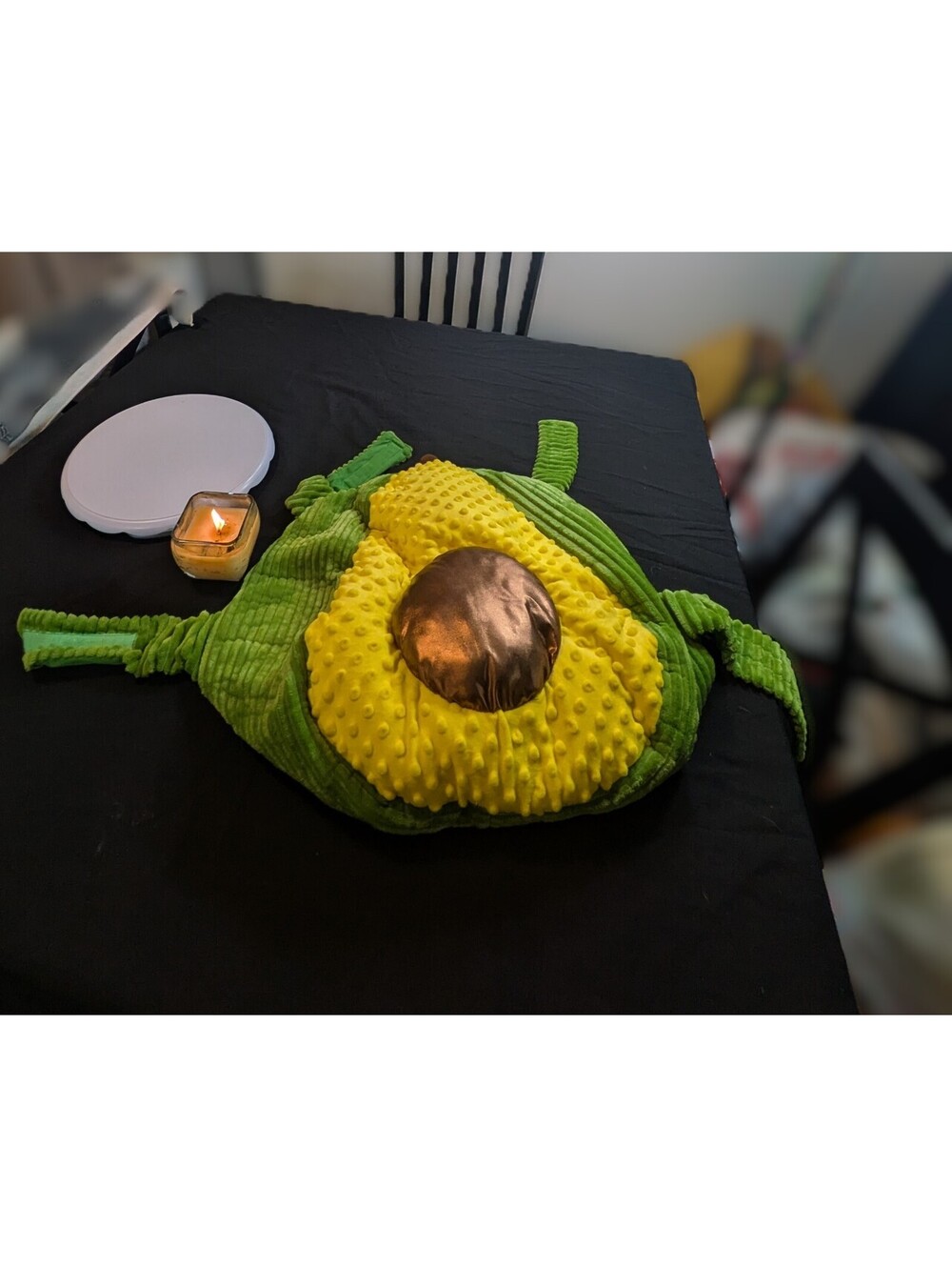 Thrills & Chills Avocado Dog Halloween Costume Green Plush Pet Costume